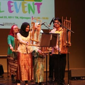 PPI Wageningen Angklung concert Festival Indonesie City of Cultures